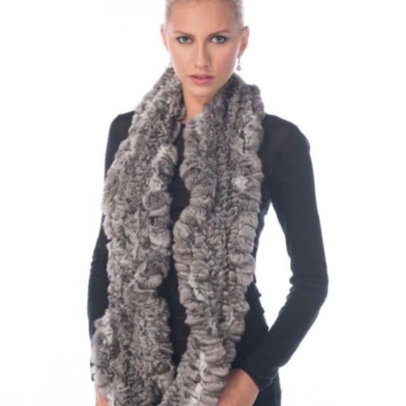 Chinchilla Infinity Scarf